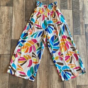 Tabitha Brown x target Multicolor botanical Patterned wide leg pants